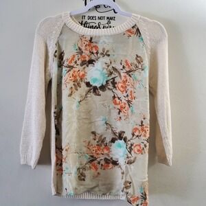 Zara Knit Floral Top